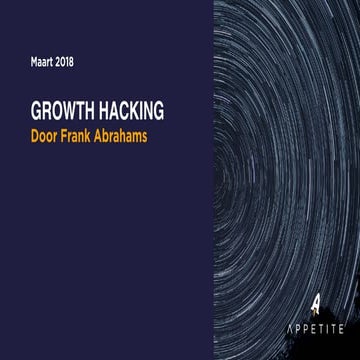 An introduction into Growth hacking
