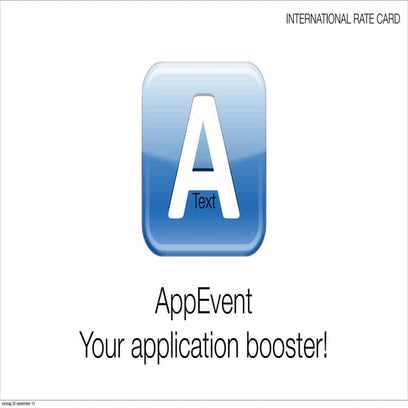 Appevent sales english