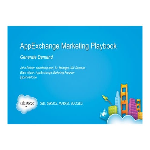 AppExchange Marketing Playbook: Generate Demand