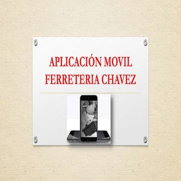 App ferreteria
