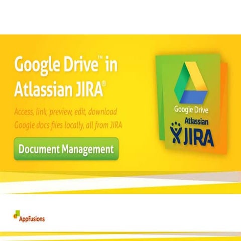 Google Drive (Docs) in Atlassian JIRA