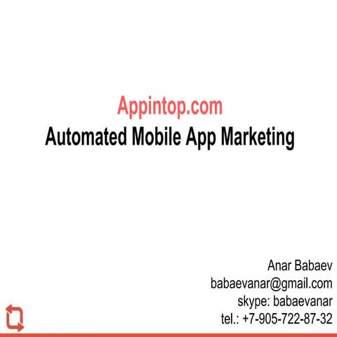 Automated Mobile App Marketing