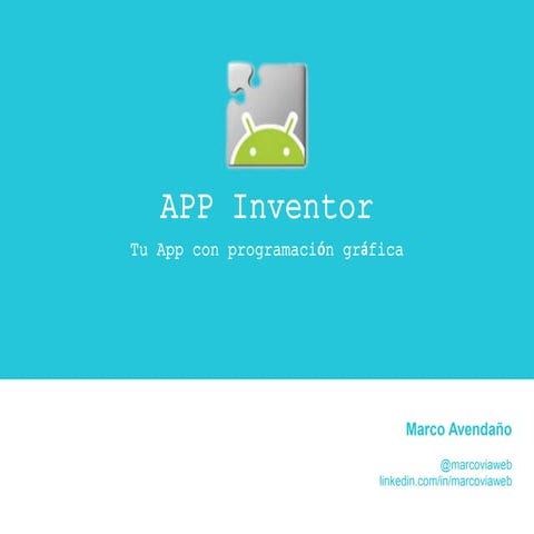 App inventor Flisol 2015