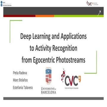 APPIS Deep Learning Tutorial UB