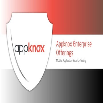 Appknox Enterprise Offerings