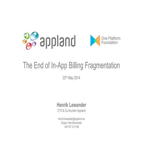 Appland henrik lewander_endofbillingfragmentation