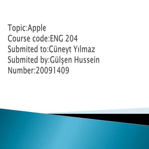 Apple | PPTX