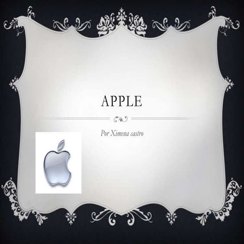 Tecnología de apple | PPTX