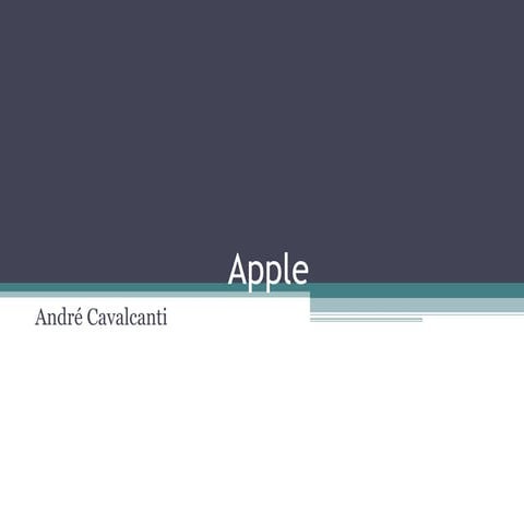 Apresentação - Apple | PPTX