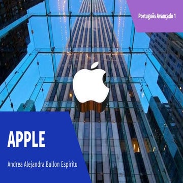 Apple e o empreendedorismo | PPTX