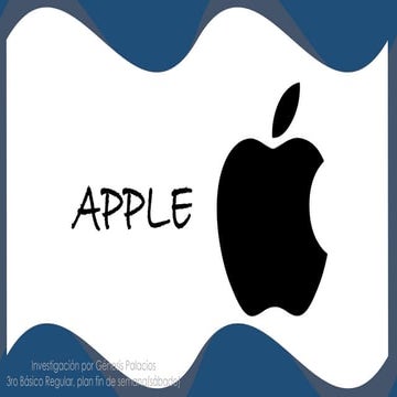 Apple presentacion en power point linea de tiempo | PPTX