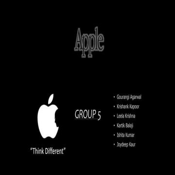 Apple organization structure 