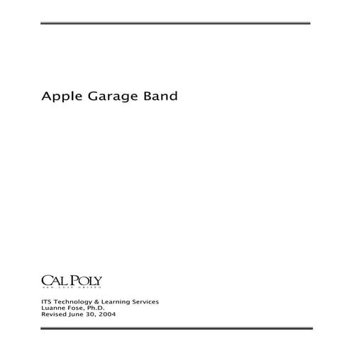 Apple Garage Band