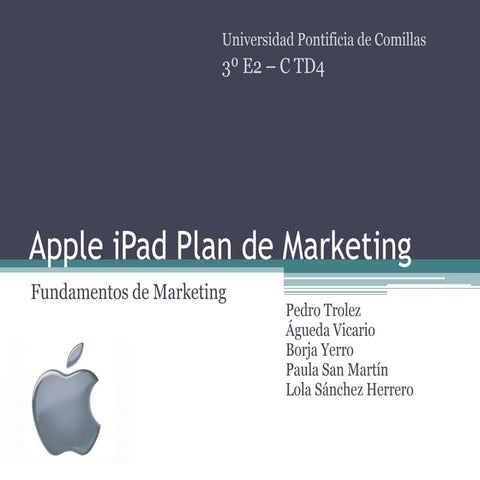 Presentación proyecto apple | PPTX