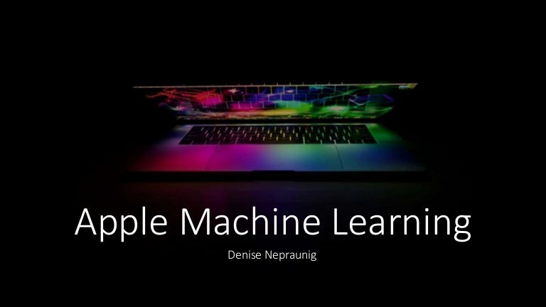 apple machine learning