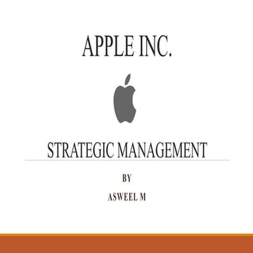 Apple : STRATEGIES