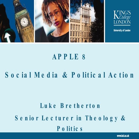 Apple 8 Social Media and Political Action