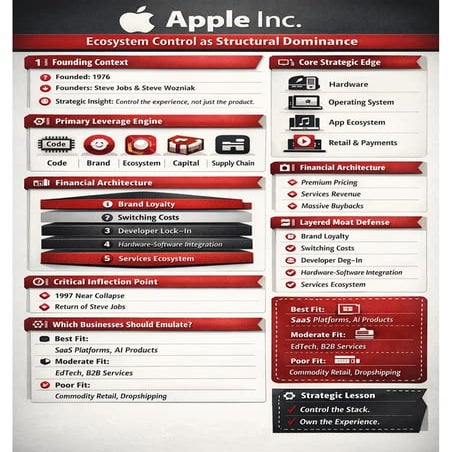 Apple Inc. — Ecosystem Control as Strategic Weapon | PDF