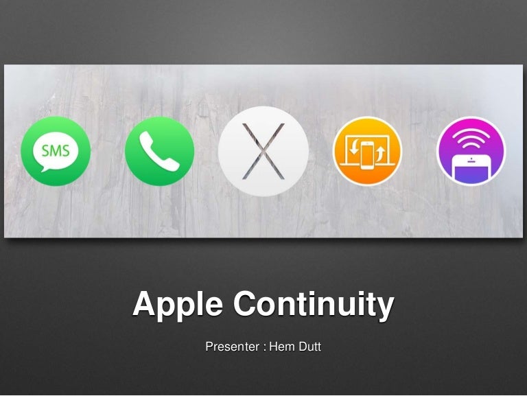 Apple continuity