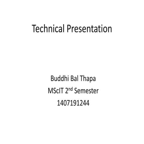 Apple hls technical presentation