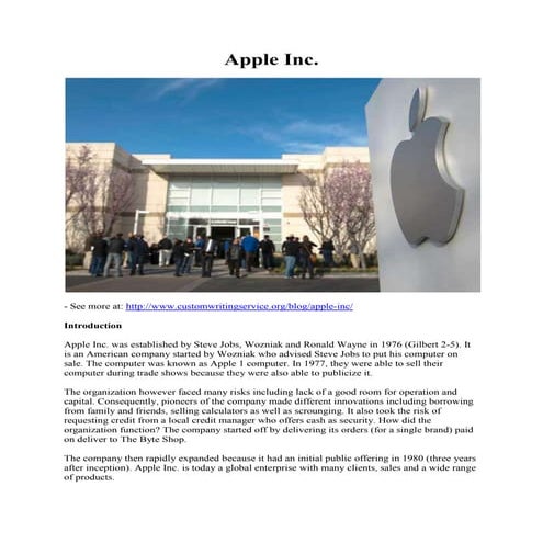 Apple inc