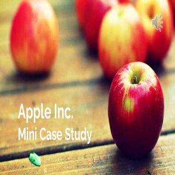 Apple inc. mini case study 