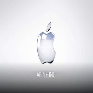 Apple inc. Presentation by Rishabh