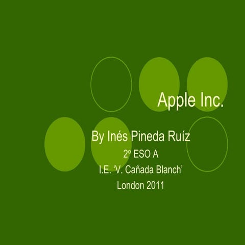 Apple inc.ppt ines