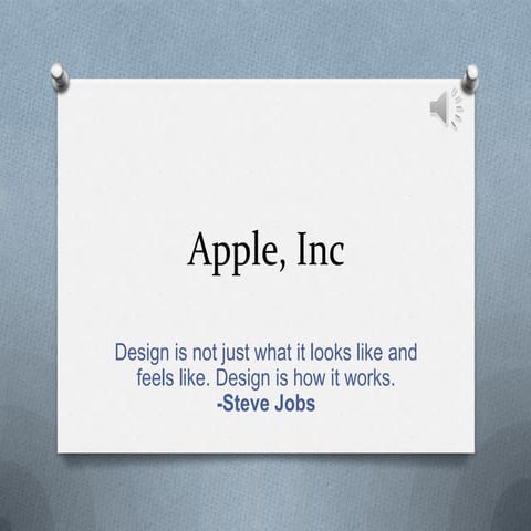 Apple, Inc. Presentation