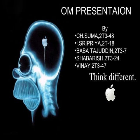 Apple operations management