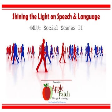 Increasing MLU - Social Scenes 2