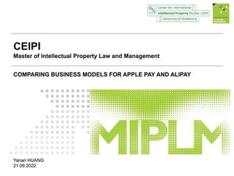 Master thesis defence Yanan Huang