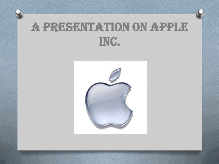 Apple presentation