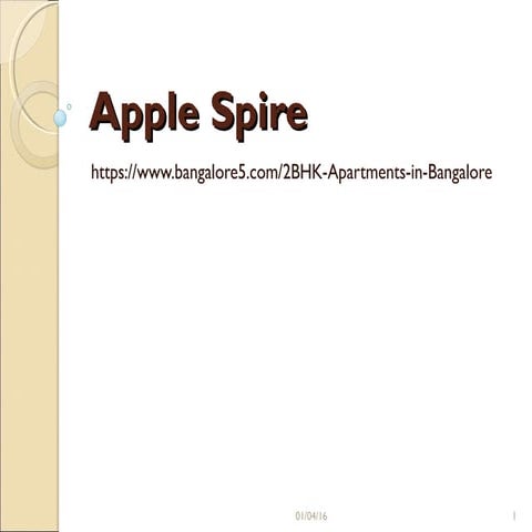 Apple spire