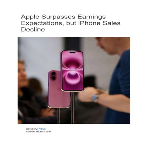 Apple Surpasses Earnings Expectations, but iPhone Sales Decline.pdf