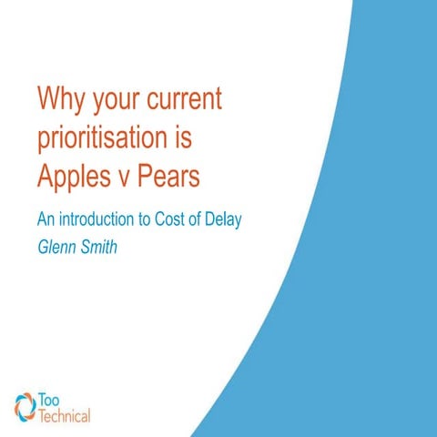 An introduction to Cost of Delay