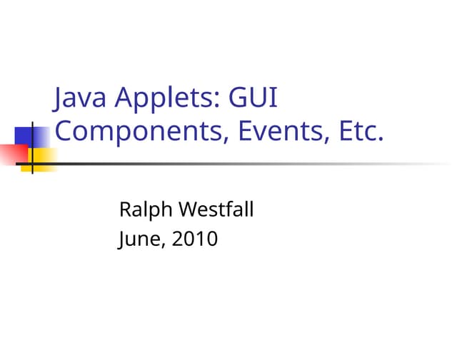 appletcomponentsjbjxbsjkcsjkcjmsc jc.ppt