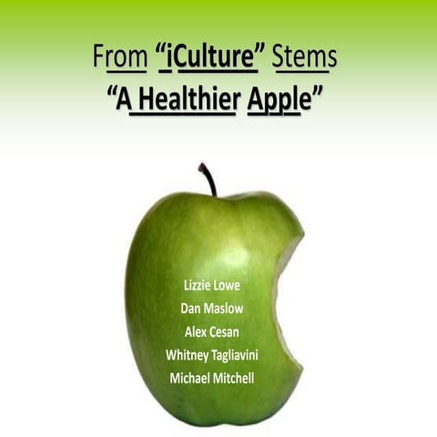 Management 101 Presentation on Apple