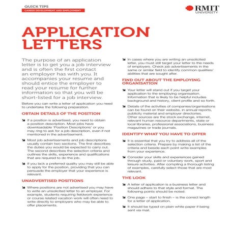 App letters quick tips