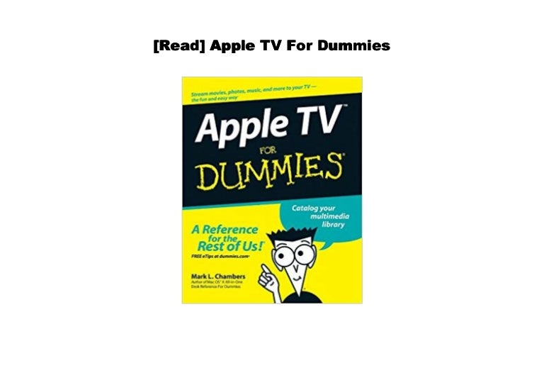 Pdf Apple Tv For Dummies