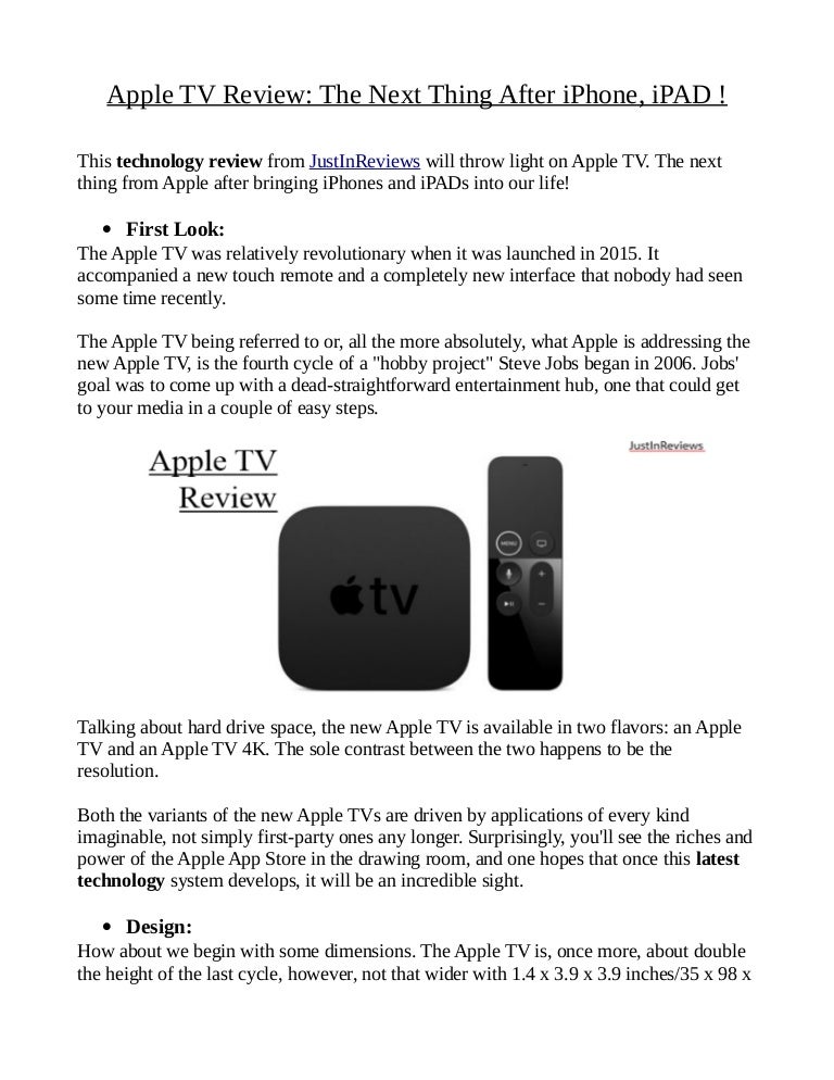 Once Driven Reviews >> Apple Tv Review The Next Thing After I Phone Ipad Once Driven Reviews >> Apple Tv Review The Next Thing After I Phone Ipad