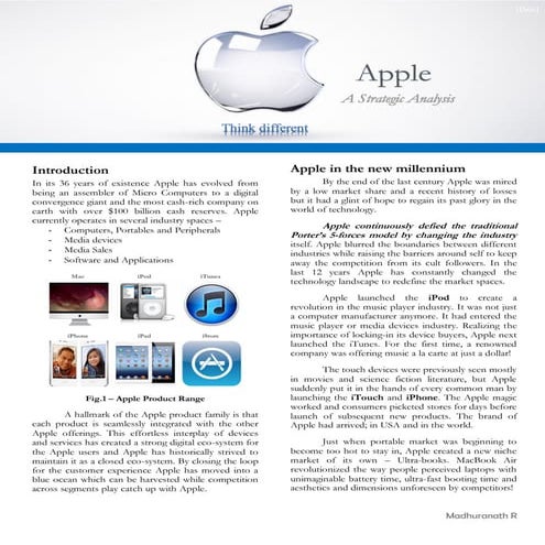 Case Analysis: Apple Strategy for next decade
