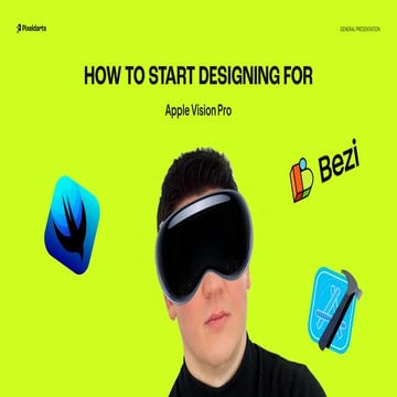 How to start designing for Apple Vision Pro