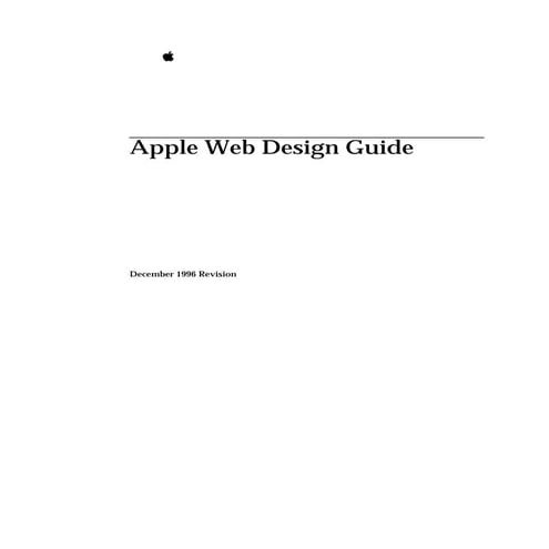 Apple web design_guide