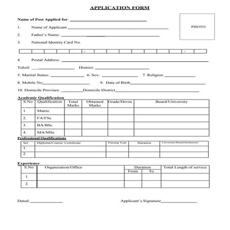Application form for android programming workshop | PDF