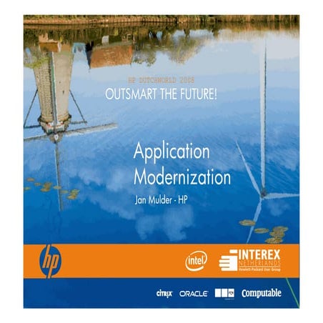 Application Modernization  Jan Mulder