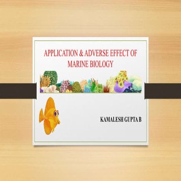 Application & adverse effect of CORAL REEFS