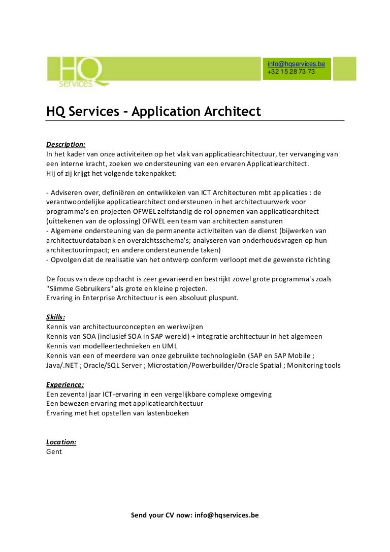 Application Architect