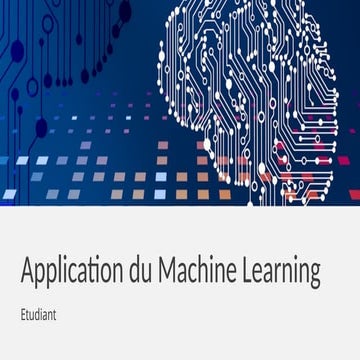 Application du Machine Learning dans de nombreux domaines.pptx