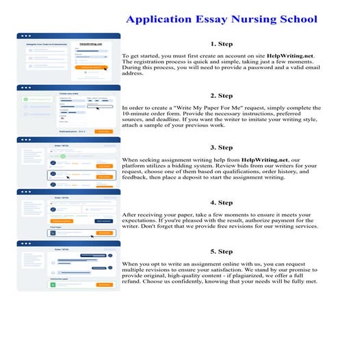 Application Essay Nursing School